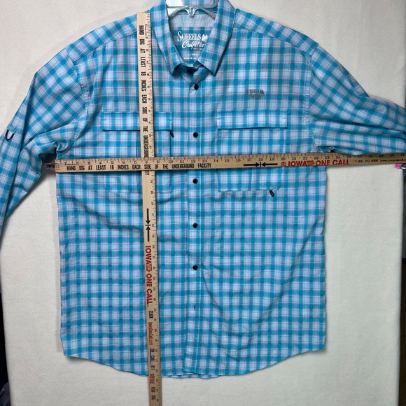 Men's Scheels Outfitters No Fly Zone Long Sleeve Button Up Shirt - Picture 3 of 16